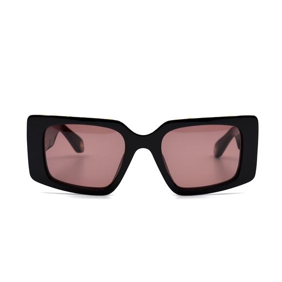 NEW ROBERTO CAVALLI SRC039S 700Y BLACK PURPLE LENS AUTHENTIC SUNGLASSES - Picture 3 of 13